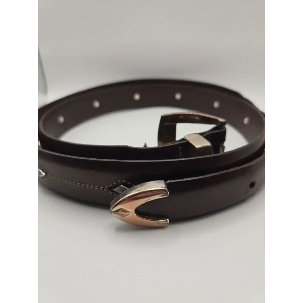 Brighton Womens Size 48 Brown Leather Belt